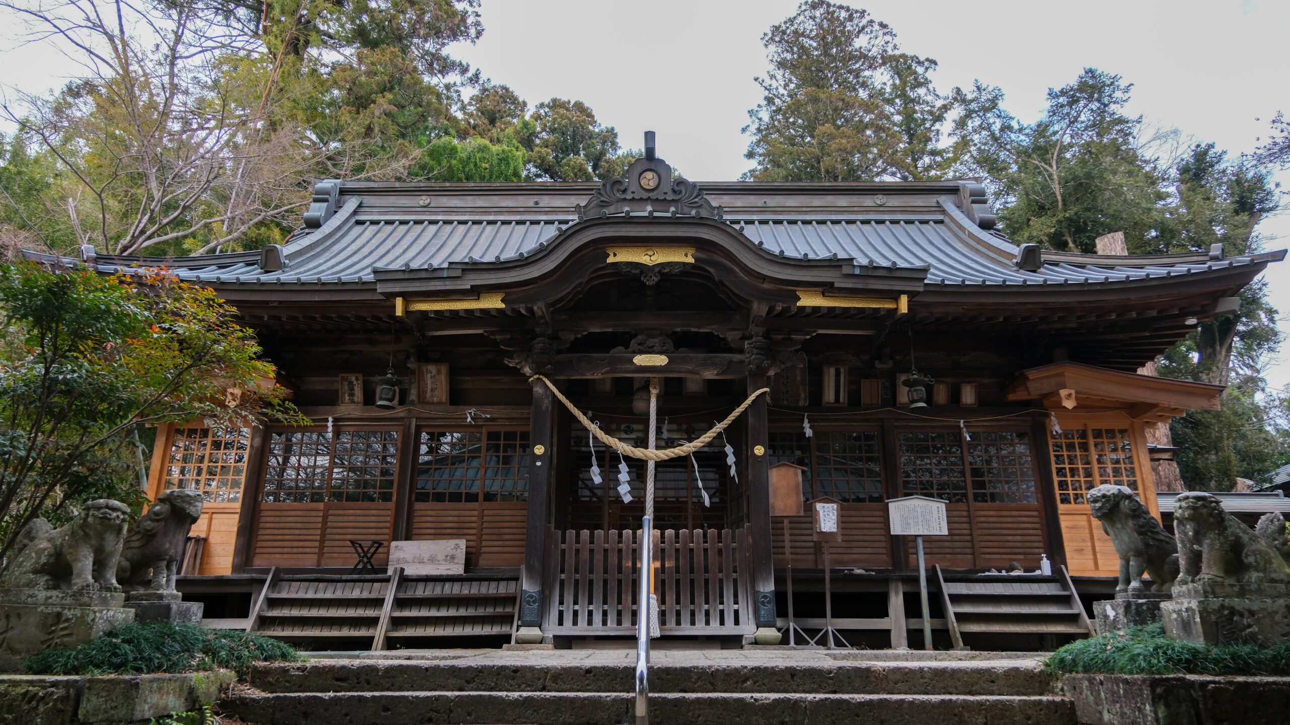 雄琴神社　拝殿